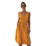 Fashion Womens Dress Polka Dot V Neck Sleeveless Casual Summer Wear Wholesale Available customiz