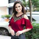 Loose Fit Womens V Neck Short Sleeve T Shirt Comfortable Cotton Fabric Spring Summer Casual Wear