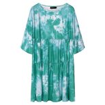Off Shoulder Floral Dress for Women Loose Fit Comfortable Fabric Spring Summer Casual Wear