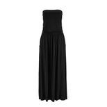 Summer Womens Strapless Maxi Dress Off Shoulder Loose Fit Elegant Style Perfect for Beach or Cas