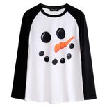 Womens Long Sleeve T Shirt Round Neck Print Design Autumn Casual Wear ready to ship