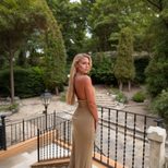 Elegant Halter Neck Dress Sexy Floor Length Party Wear Spring Summer Collection Wholesale Availa