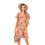 V Neck A Line Dress for Women Casual Street Style Spring Collection in Multiple Sizes
