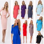 Slim Fit Round Neck Dress for Women in Spring Fashion Casual Style Available in Multiple Sizes Wholesale