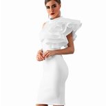 Sleeveless High Neck Bodycon Dress for Women Elegant Party Wear Available in Multiple Sizes Wholesale Supply
