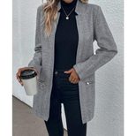 Wool Blend Long Coat for Women Stylish Winter Outerwear Available in Multiple Sizes Wholesale Supply