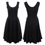 Sleeveless Bodycon Dress Solid Color Off Shoulder Casual Style Perfect for Spring and Summer Who