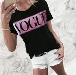 Womens Printed T Shirt Short Sleeve Round Neck Casual Style Summer Wear bulk order