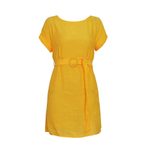 Womens Fashion Dress Short Sleeve Belted Solid Color Spring Summer Style Wholesale Available