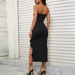 Off Shoulder Bodycon Dress Slim Fit Elegant Sexy Party Style Autumn Winter Collection Wholesale