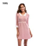 High Waisted Knit Dress Slim Fit Comfortable Fabric Elegant Design Spring Fashion for Women Whol