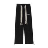 High Waist Loose Fit Cotton Wide Leg Pants Casual Urban Style Available in Multiple Sizes Wholesale Supply