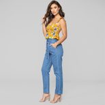 High Waist Tied Denim Jeans for Women Casual Fit Autumn Winter Collection Available in Multiple Sizes Wholesale