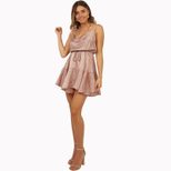 Satin Polka Dot Maxi Dress High Waist Backless Spaghetti Straps Elegant Evening Wear OEM Availab