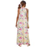 Sleeveless V Neck Floral Maxi Dress for Women Summer Casual Style Available in Multiple Sizes Wholesale Ready to Ship
