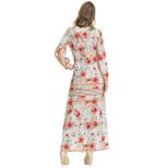 Long Sleeve Floral Maxi Dress for Women Elegant Fit Comfortable Fabric Perfect for Spring and Summer
