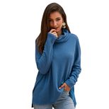 High Neck Womens Knit Sweater European and American Fashion Autumn Winter Style Custom Design Wholesale Availabl