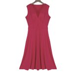 Summer A Line Dress for Women V Neck Sleeveless Slim Fit Waist Defining Perfect for Casual Outin
