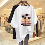Plus Size Womens Long Sleeve Cotton T Shirt Loose Fit Comfortable Casual Top Autumn Wear