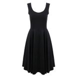 Sleeveless Bodycon Dress Solid Color Off Shoulder Casual Style Perfect for Spring and Summer Who