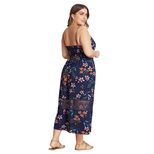 Plus Size Womens Floral Maxi Dress with Spaghetti Straps Comfortable Fit for Summer in 1XL to 4XL