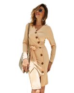 Knitted Dress Stylish Design Comfortable Fit Warm Fabric Autumn Winter Fashion for Women Wholesa