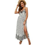 Womens Lace V Neck Midi Dress Casual Beachwear Summer Style bulk order low MOQ