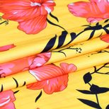 Floral Print Maxi Dress for Women V Neck Long Sleeve Summer Casual Wear factory direct