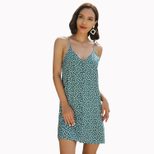 Floral Print A Line Dress Sleeveless Straight Cut Casual Style Perfect for Summer Events Wholesa