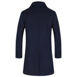 Mens Slim Fit Overcoat with Scarf Stylish Autumn Design Perfect for Casual and Formal Occasions
