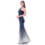 Elegant Off Shoulder Sequin Mermaid Evening Dress for Women Long Formal Gown Perfect for Parties and Events Wholesale