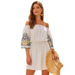 Womens Casual Dress Customizable Design Short Sleeve Lightweight Fabric Perfect for Summer Events Low MOQ
