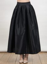 High Waisted Maxi Skirt Solid Color Flared Design Fashionable Style Perfect for Casual Wear or S