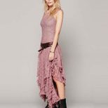 Irregular Hem Lace Dress Sexy Long Design Elegant Style Perfect for Parties Wholesale Available