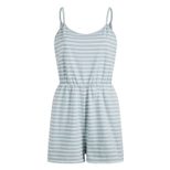 Striped Cotton Casual Jumpsuit Sleeveless Comfortable Fit Summer Style Wholesale Available custo