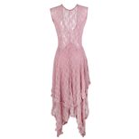 Irregular Hem Lace Dress Sexy Long Design Elegant Style Perfect for Parties Wholesale Available
