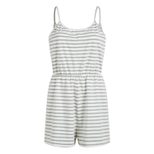 Striped Cotton Casual Jumpsuit Sleeveless Comfortable Fit Summer Style Wholesale Available custo