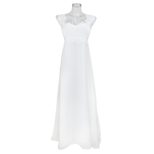 Lace Panel Maxi Dress Elegant Sexy Floor Length Evening Party or Special Occasion Wholesale Avai