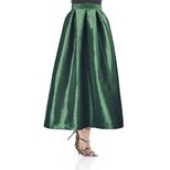 High Waisted Maxi Skirt Solid Color Flared Design Fashionable Style Perfect for Casual Wear or S