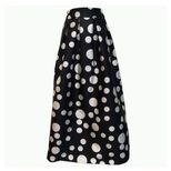 High Waist A Line Skirt Retro Polka Dot Design Versatile for Casual or Formal Wear