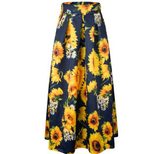 High Waist A Line Skirt Retro Polka Dot Design Versatile for Casual or Formal Wear