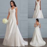 Lace Trimmed Backless Maxi Dress Solid Color Sleeveless Elegant Design Perfect for Weddings and