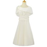 Plus Size Chiffon A Line Dress Elegant Mid Length Flattering Fit Perfect for Casual or Formal Oc