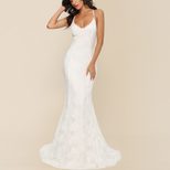 Elegant V Neck Maxi Dress Sexy Spaghetti Straps Train Detail Perfect for Weddings Wholesale Avai