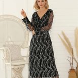 Sequin Fringe V Neck Dress Sexy Elegant Party Wear Wholesale Womens Fashion Gown Ready to Ship