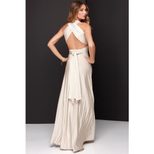 Cross Back Sexy Maxi Dress Adjustable Straps Elegant Design Perfect for Parties Wholesale Availa