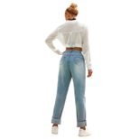 High Waisted Ripped Denim Jeans for Women Stylish Casual Comfortable Fit Perfect for Work or Eve