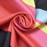 Plus Size Red Striped Dress Slim Fit Short Sleeve Comfortable Fabric Summer Fashion for Women Wh