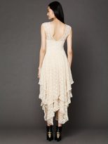 Irregular Hem Lace Dress Sexy Long Design Elegant Style Perfect for Parties Wholesale Available
