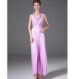 Cross Back Bandage Maxi Dress Versatile 3 4 Sleeve Adjustable Straps Sexy Fit Evening Wear Cockt
